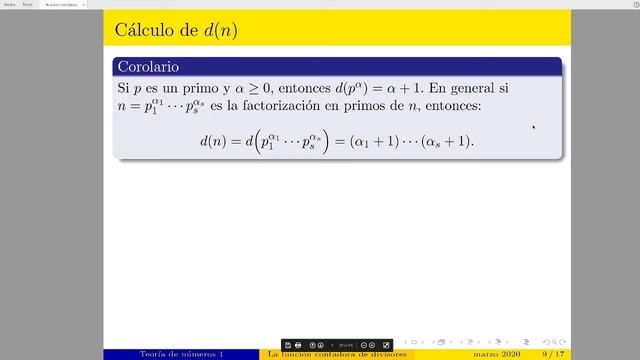 Funcion contadora de divisores смотреть онлайн