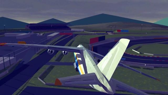 Airplane Crashes Into Another Airplane on The Airport | Besiege смотреть онлайн