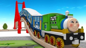 Мультики про поезда для детей, Мультики для малышей онлайн, Игрушечный поезд Руш