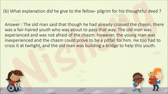 The Pilgrim - Class 8 English Textbook Question & Answers