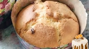 Ленивые куличи на Пасху  без замеса