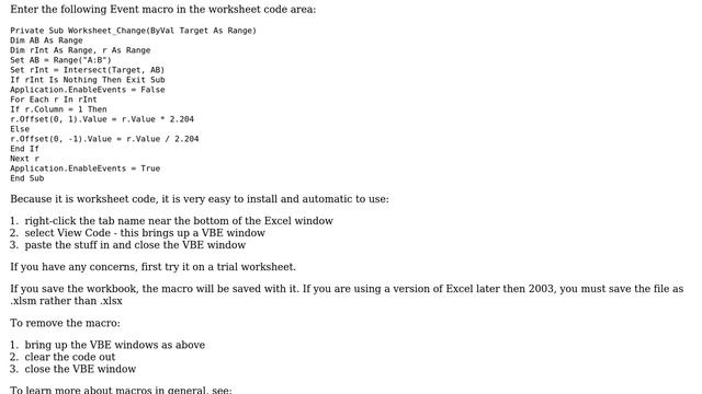 Two columns (pounds, kilos) convert and fill opposite column depending on which data is entered. смотреть онлайн