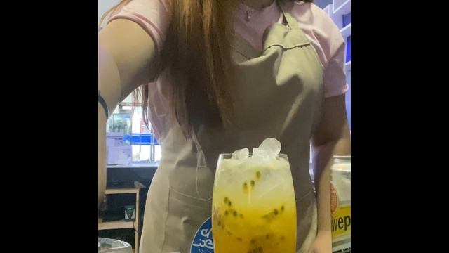 #cafevlog honey lemon tea ice latte kiwi sparkling tea смотреть онлайн