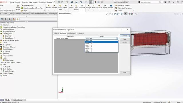 SOLIDWORKS Flow Simulation Mesh Webinarı смотреть онлайн