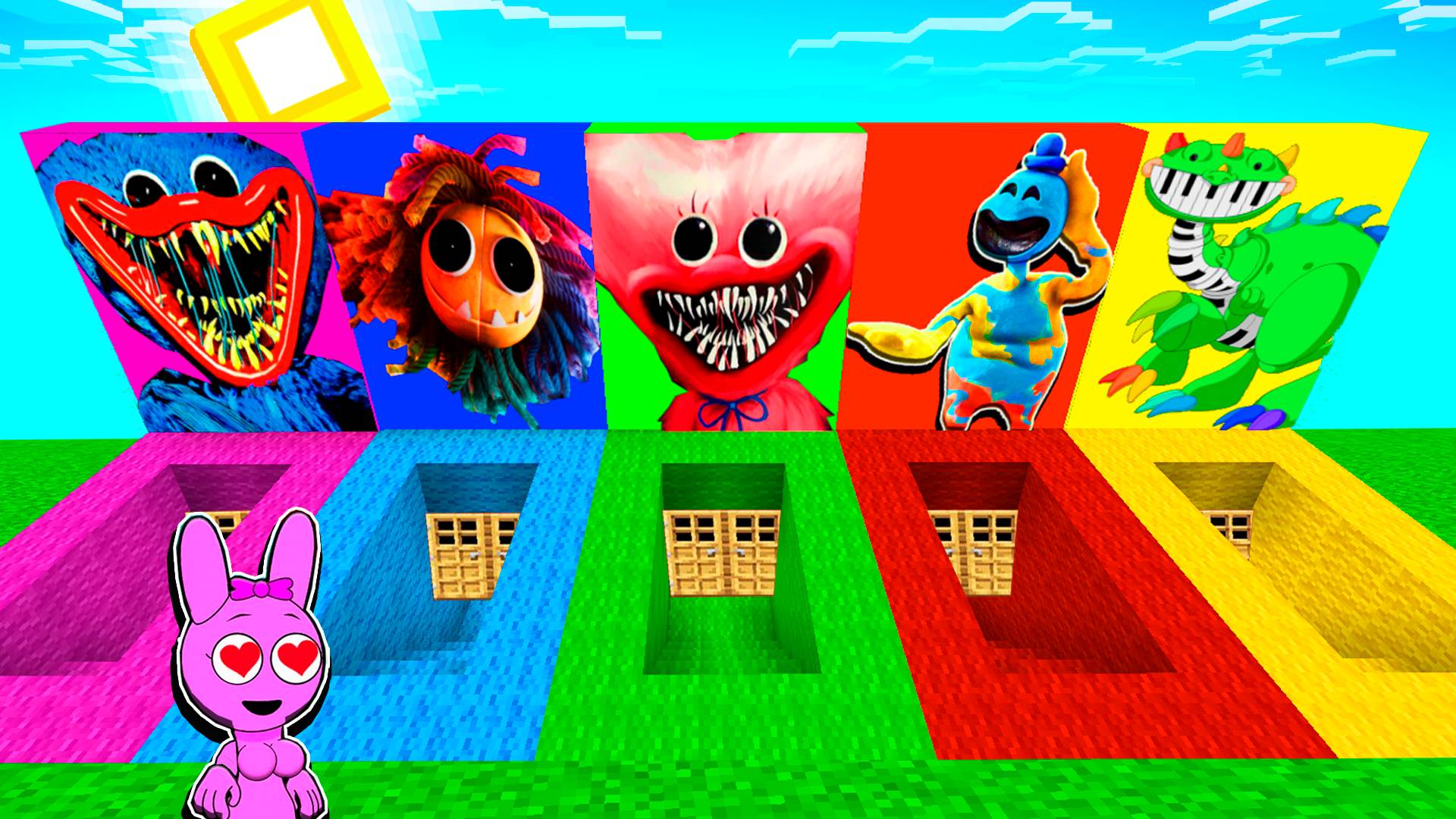 ВЫЖИВАНИЕ ВНУТРИ ЯМА ПОРТАЛ ПОДВАЛ POPPY PLAYTIME ГЛАВА 4 против ХОРРОР СПРУНКИ в Майнкрафт! смотреть онлайн