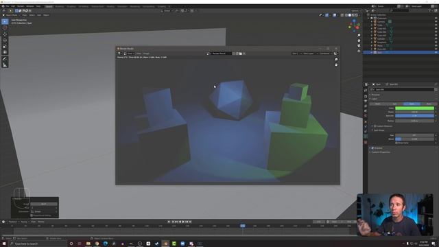 Adding Lights (4 Types) in Blender 2.9 смотреть онлайн