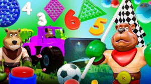 Мультик для малышей Супергерой Кулакас Сборник Учим Цвета и Цвета, Фигуры