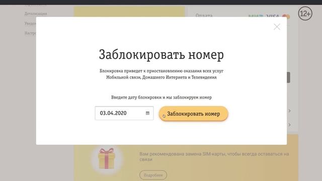 Заблокировать/разблокировать самостоятельно договор || Домашний Интернет и ТВ Билайн смотреть онлайн