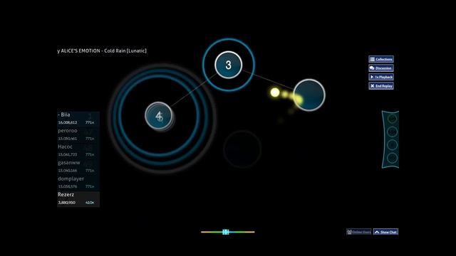 Osu! Alice's Emotion - Cold Rain [Lunatic] смотреть онлайн