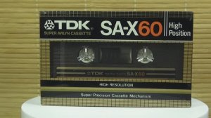 Аудиокассета ТДК SА-Х 1982