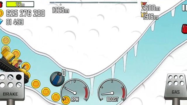 Hill Climb Racing 1.58.0 (60 fps): Hovercraft + Arctic Cave 2021m (full run) смотреть онлайн