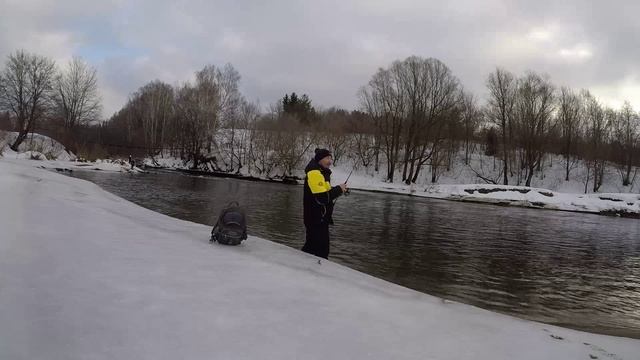Зимний спиннинг. Одно из лучших мест ловли.