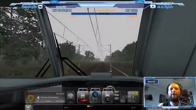 Поездка по маршруту Мангейм-Карлсруэ. Игра Train Simulator 2019. Dovetail Games
