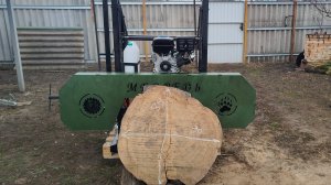 Обзор мобильной ленточной пилорамы Медведь с бензиновым двигателем . Или как выбрать пилораму .