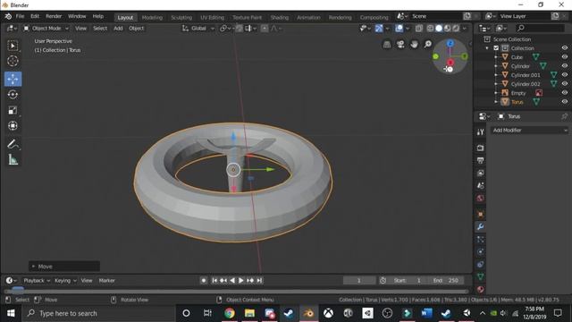 How To Create A Basic Sword In Blender 2.8 For BAS смотреть онлайн