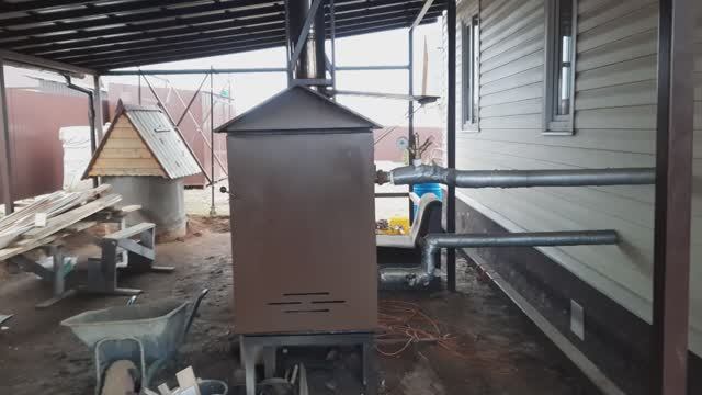 ДЕШЕВОЕ И ПРОСТОЕ ОТОПЛЕНИЕ ДРОВАМИ. КОТЕЛЬНАЯ ГАЛАКТИКА С БОЛЬШОЙ ТОПКОЙ ИЗ НЕРЖАВЕЙКИ. ОТЗЫВ смотреть онлайн