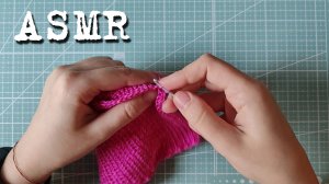 [ASMR] Вязание крючком