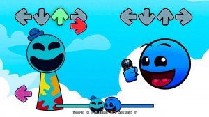 FNF Poppy Playtime 4 против Geometry Dash 2.3 На всех этапах поет Девочка-пони