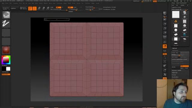 Intro to Zbrush - Optimizing meshes for Sculpting (Part 3) смотреть онлайн