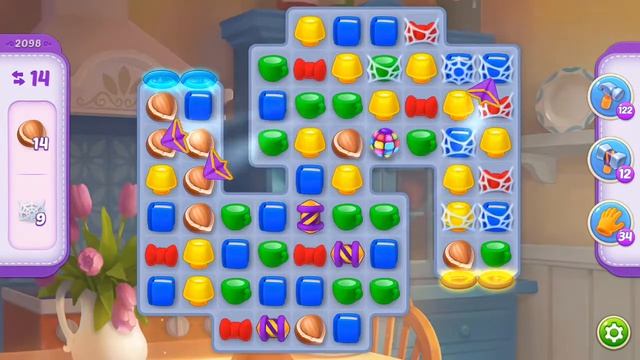 Homescapes 2098 уровень