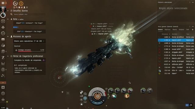 1 EVE Online Primera batalla Cormorant смотреть онлайн
