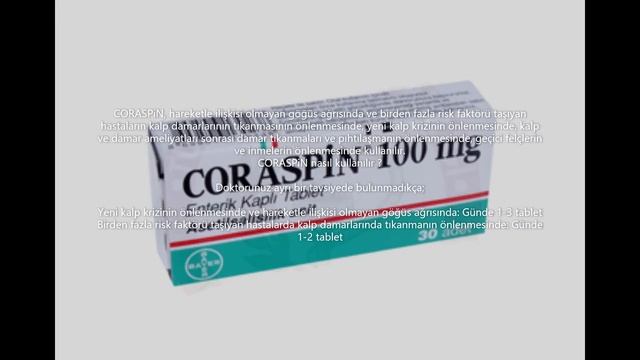 Coraspin 100 mg Tablet Ne için kullanılır? Nasıl kullanılır? Yan etkileri nelerdir? смотреть онлайн