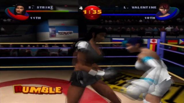 Ready 2 Rumble Boxing Round 2: Selene Strike vs Lulu Valentine смотреть онлайн