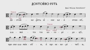 ДОСТОЙНО ЕСТЬ | ЦАРЯ ФЕОДОРА АЛЕКСЕЕВИЧА | ВАЛААМСКИЙ ОБИХОД #ноты #клирос #валаам
