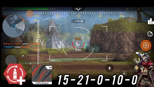 Massive Warfare: Chieftain 35% Ataque, Piloto VIC + Configuração