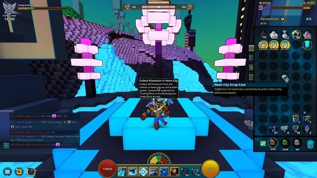 TROVE | КАК ПРОКАЧАТЬ ПЕРСОНАЖА | 1 МЛН - 8 МЛН ОПЫТА ЗА 5 МИН | ТРОВ