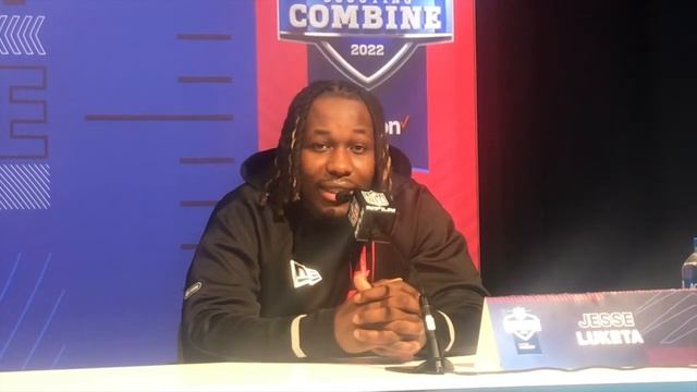 PSU DE Jesse Luketa 3/4/22 | 2022 NFL Combine | NSN смотреть онлайн