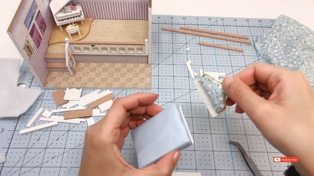Miniature DIY Dollhouse #26 Building Tutorial | EzdecorBags смотреть онлайн