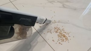 пример работы вертикального пылесоса Deerma DX700 Pro combo