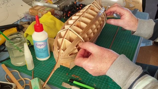 Mayflower Model Ship Build Video 6 смотреть онлайн
