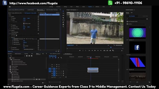 How to Easily Blur Moving Objects in Adobe Premiere Pro 2020 - Easily BLUR A FACE in few steps смотреть онлайн