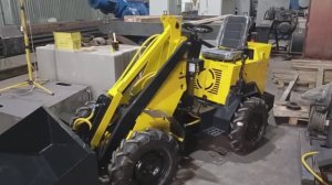 Самодельный минипогрузчик 4х4 полный привод в базе.