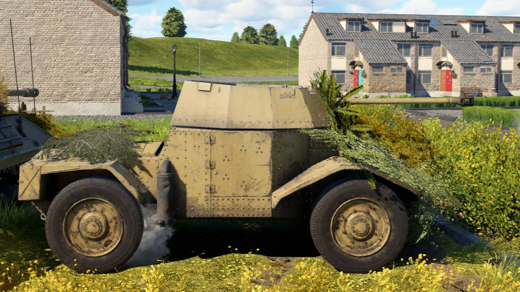 Бой на немецком бронеавтомобиле Pz.Sp.Wg.P204(f) PaK в War Thunder. смотреть онлайн