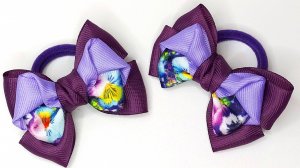 Бантики из репсовых лент #Канзаши