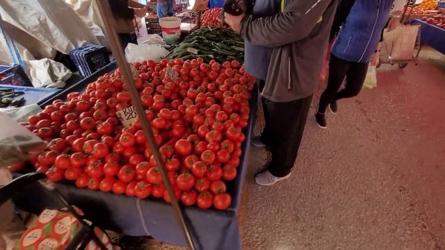 Цены на Рынке в Турции Аланья Махмутлар | Субботний рынок в Алании 15 апреля 2023 смотреть онлайн