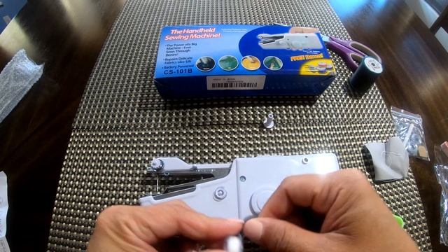 Handy Stitch The Handheld Sewing Machine...Step by Step Tutorial смотреть онлайн