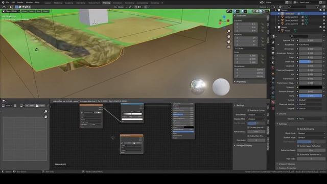 How to Make a Pathway - Creating Ground Materials in BLENDER смотреть онлайн