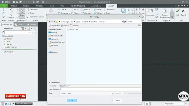 Sk-11 Creo Pallate Resize & copy-paste in sketcher | creo sketcher tutorial for beginner смотреть онлайн