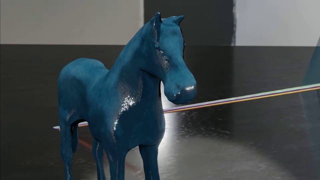 Horse sculpture animation | Blender смотреть онлайн