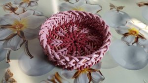 Мастер-класс Микро-подносика, корневым плетением