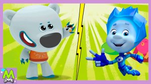 Ми-Ми-Мишки против Фиксиков.Мини-Игры на Ловкость и Смекалку с Тучкой и Ноликом.Кто Лучше