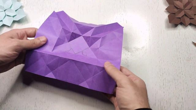 Awesome ORIGAMI DIGITAL FLOWER - Easy Wall Decoration with Paper смотреть онлайн