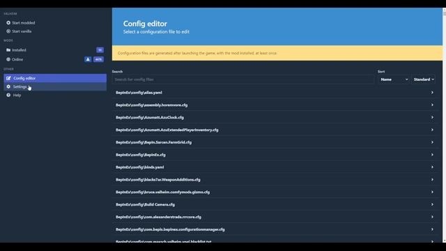 Valheim. R2Modman. Установка модов и настройка мод менеджера смотреть онлайн