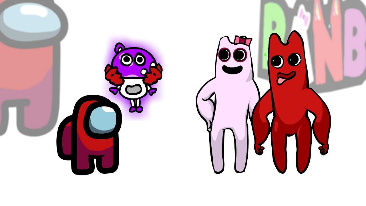 Амогус Убивает персонажей из Garten Of Ban Ban 0 смотреть онлайн