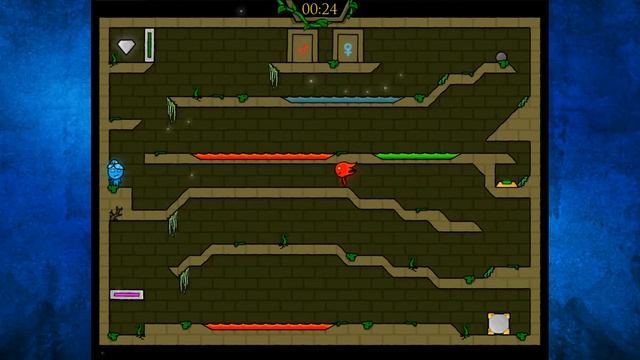Fireboy and Watergirl: The Forest Temple - Walkthrough Level 32 смотреть онлайн