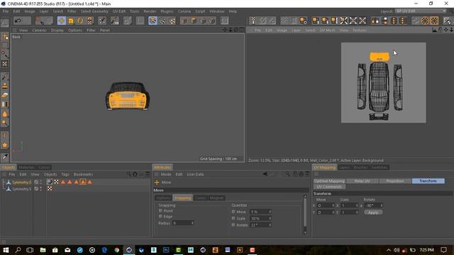 Tutorial how to uv unwrap car in c4d смотреть онлайн